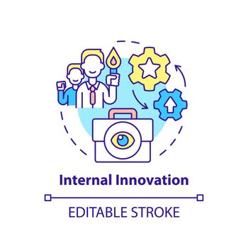 Internal innovation concept icon