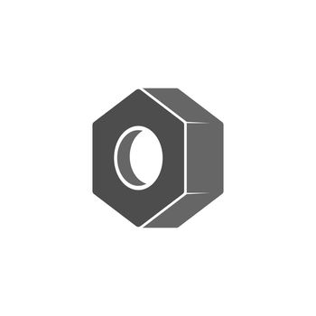 Screw, bolt icon logo design illustration