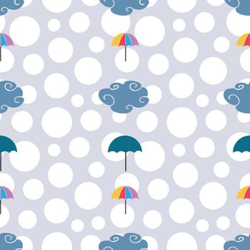 Winter weather grey seamless pattern design illustration