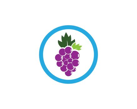 Grape logo template