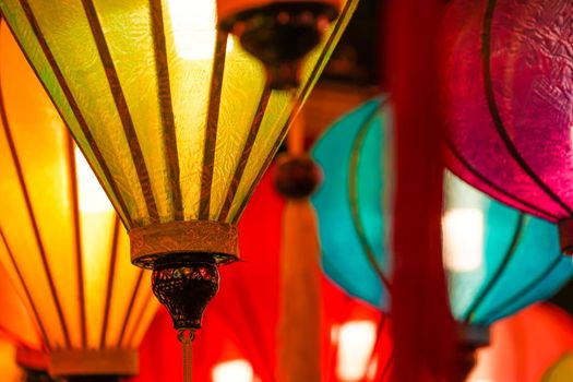 Colorful summer festival lantern