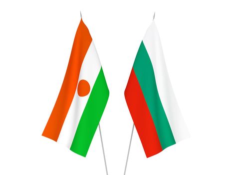 Bulgaria and Republic of the Niger flags