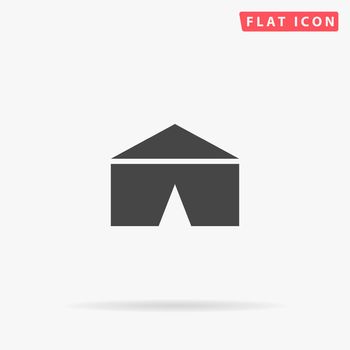 Canopy Tent flat vector icon