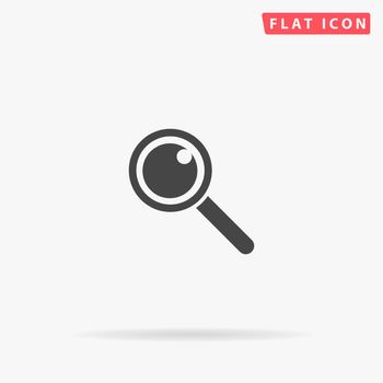 Intense Search flat vector icon