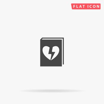 Dramatic Book flat vector icon