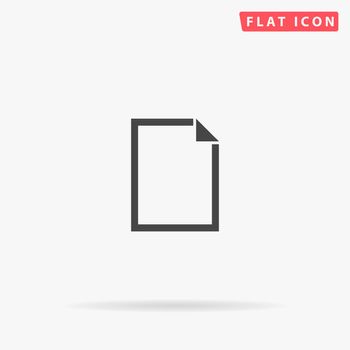 Paper Sheet flat vector icon