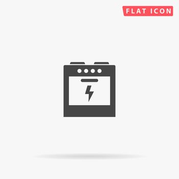 Electric Cooker flat vector icon
