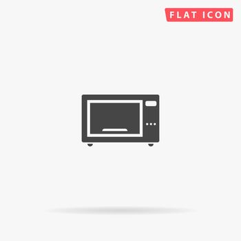 Microwave Oven flat vector icon