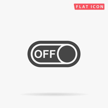 Light Switch Off flat vector icon