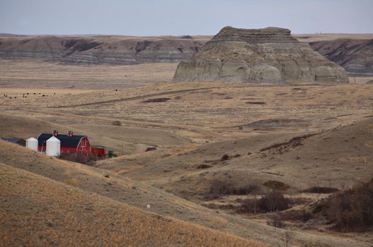 Badlands Saskatchewan Prairie