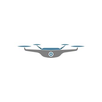 Drone icon logo design illustration vector