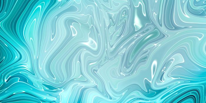 Marbled blue abstract background. Liquid marble pattern.