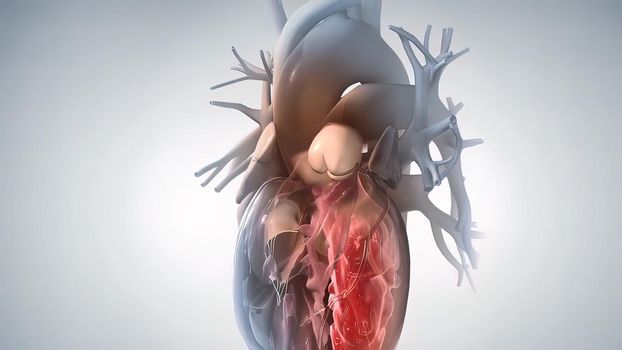 anatomical human heart illustration