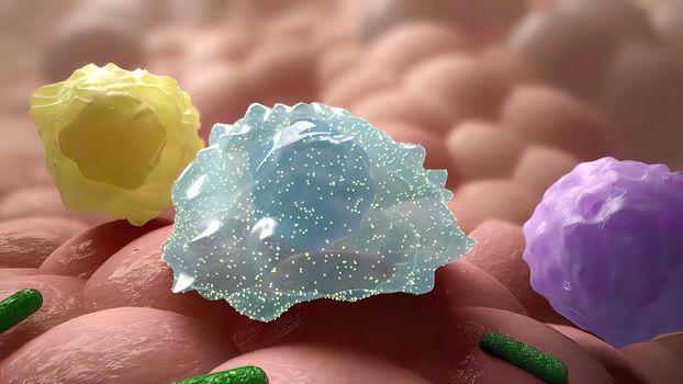 Cells immune that fight the virus