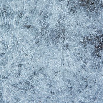 Grey Ice Texture Background with Crystal Surface