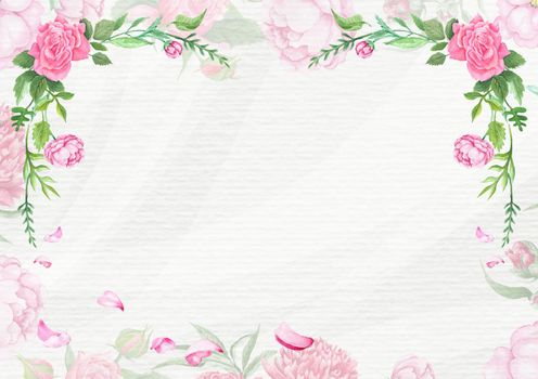 Shabby Chic Spring Card Template