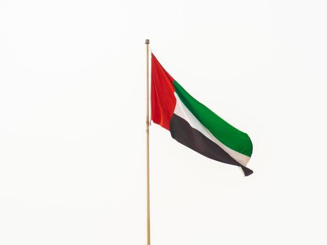 Flag of the United Arab Emirates. Dubai.