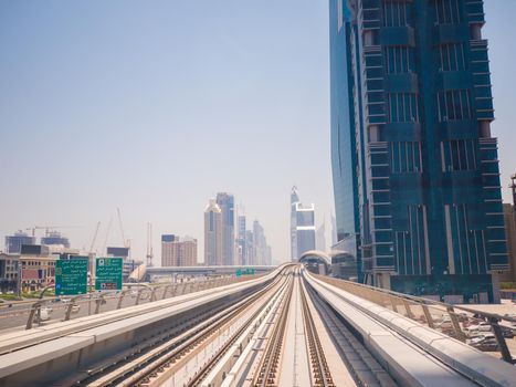 Dubai Metro as world's longest fully automated metro network 75 km