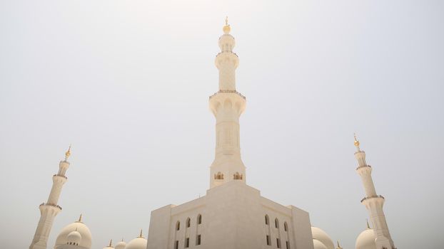 Towers Sheikh Zayed Mosque, Abu Dhabi, United Arab Emirates.