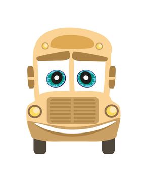 School Bus cartoon character