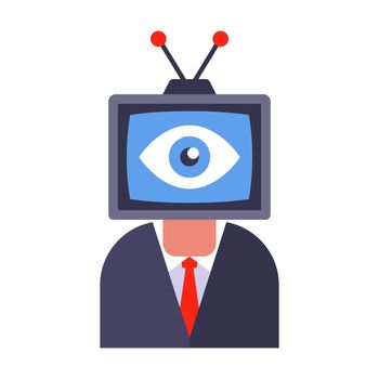 propaganda and surveillance via TV. control of workers in the office and at home.