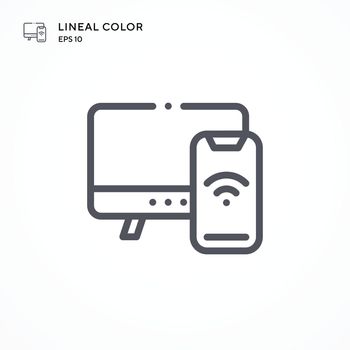 Responsive special icon. Modern vector illustration concepts. Easy to edit and customize.