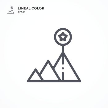 Pyramid Chart special icon. Modern vector illustration concepts. Easy to edit and customize.