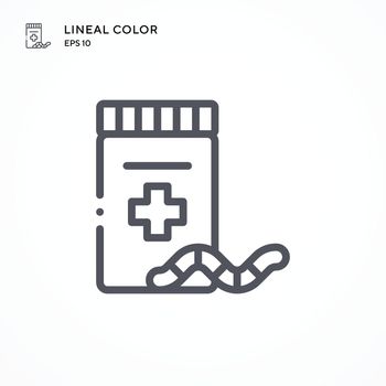 Worm Therapy special icon. Modern vector illustration concepts. Easy to edit and customize.
