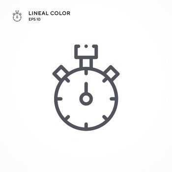 Stopwatch special icon. Modern vector illustration concepts. Easy to edit and customize.