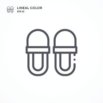 Slippers special icon. Modern vector illustration concepts. Easy to edit and customize.