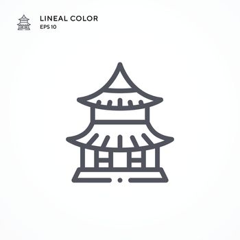 Buddhist special icon. Modern vector illustration concepts. Easy to edit and customize.