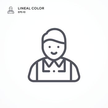 Cleaner special icon. Modern vector illustration concepts. Easy to edit and customize.