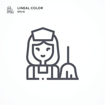 Maid special icon. Modern vector illustration concepts. Easy to edit and customize.