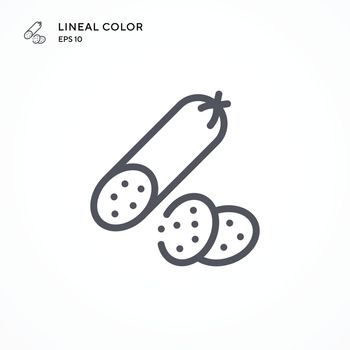 Salami special icon. Modern vector illustration concepts. Easy to edit and customize.