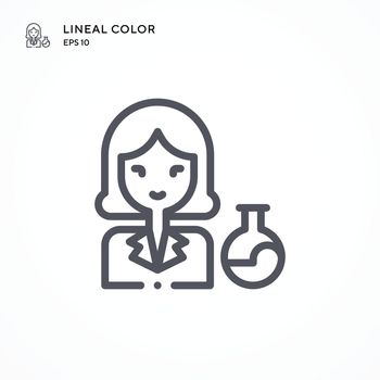 Chemist special icon. Modern vector illustration concepts. Easy to edit and customize.
