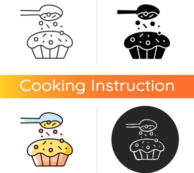 Sprinkle for baking icon