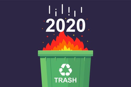 burn in the trash bin 2020.