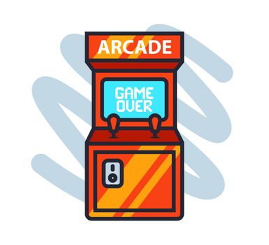 80s arcade machine icon.