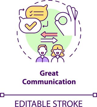 Great communication concept icon