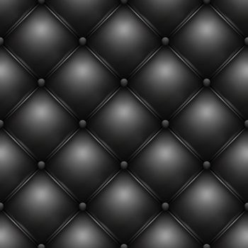 Black buttoned leather upholstery pattern texture