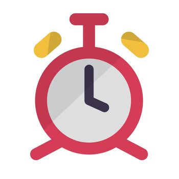 Alarm clock. Timer icon.