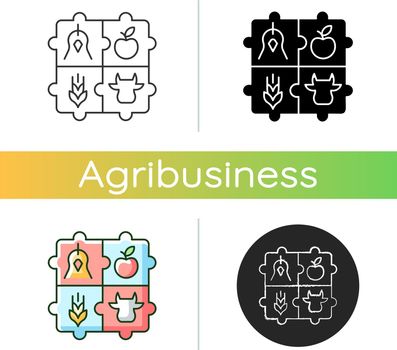Agricultural cooperative icon