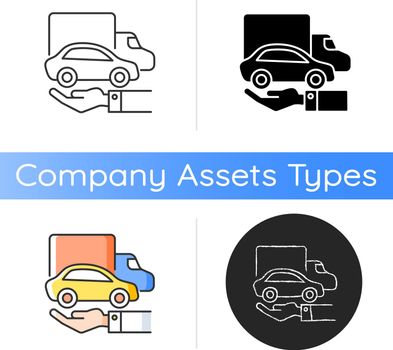 Company owned vehicles icon