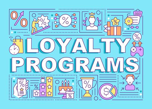 Loyalty programs word concepts banner