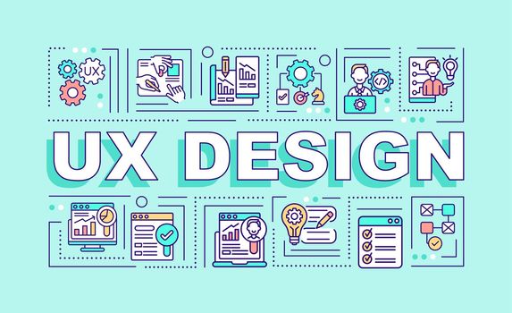 UX design word concepts banner