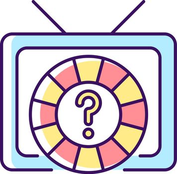 Game show RGB color icon