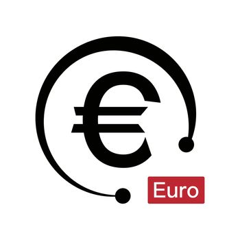 Stylish euro icons. Money and currency. Vectors.