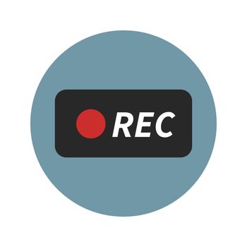 Modern REC icon. Recording icon. Vectors.