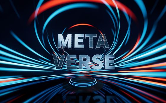 The concept of Metaverse, 3d rendering.