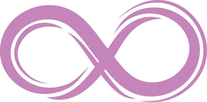 Infinity loop icon. Endless motion symbol. Cycle logo